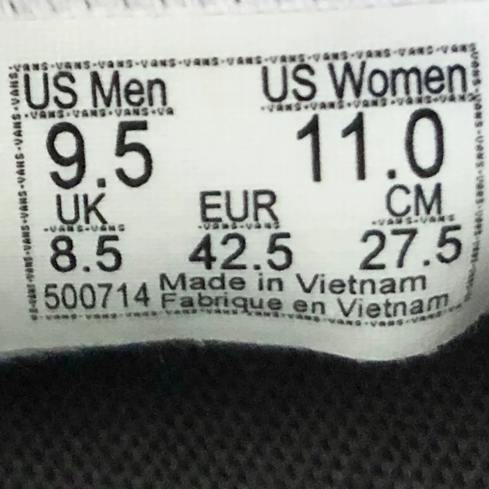 Vans, Off The Wall, Classic, Slip-On Checkerboard, Canvas Sneakers, Size 9.5 - Picture 12 of 15